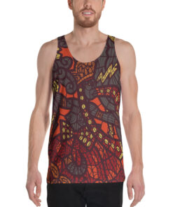 Unisex Oya Multicolor Tank Top (All Over)